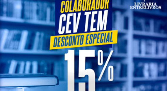 Colaborador CEV tem desconto na Entrelivros!