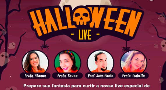 Educação Infantil prepara live especial de Halloween!