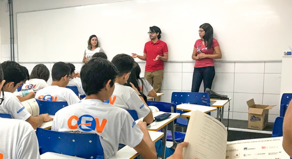 Estudantes CEV iniciam reuniões para o Programa Miniempresa