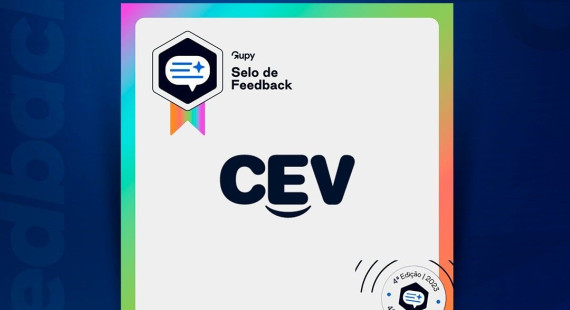 Grupo CEV recebe Selo de “Empresa que dá Feedback” pela Gupy