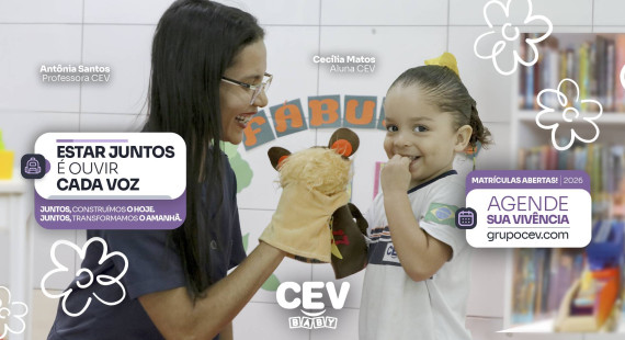 Matrículas abertas no CEV Colégio: veja como agendar sua Vivência