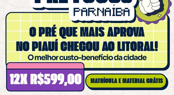 Pré Focus CEV/CPC chega a Parnaíba com grande promoção!