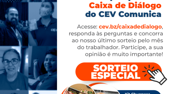 SORTEIO ESPECIAL! Ainda dá tempo participar da nossa Caixa de Diálogo